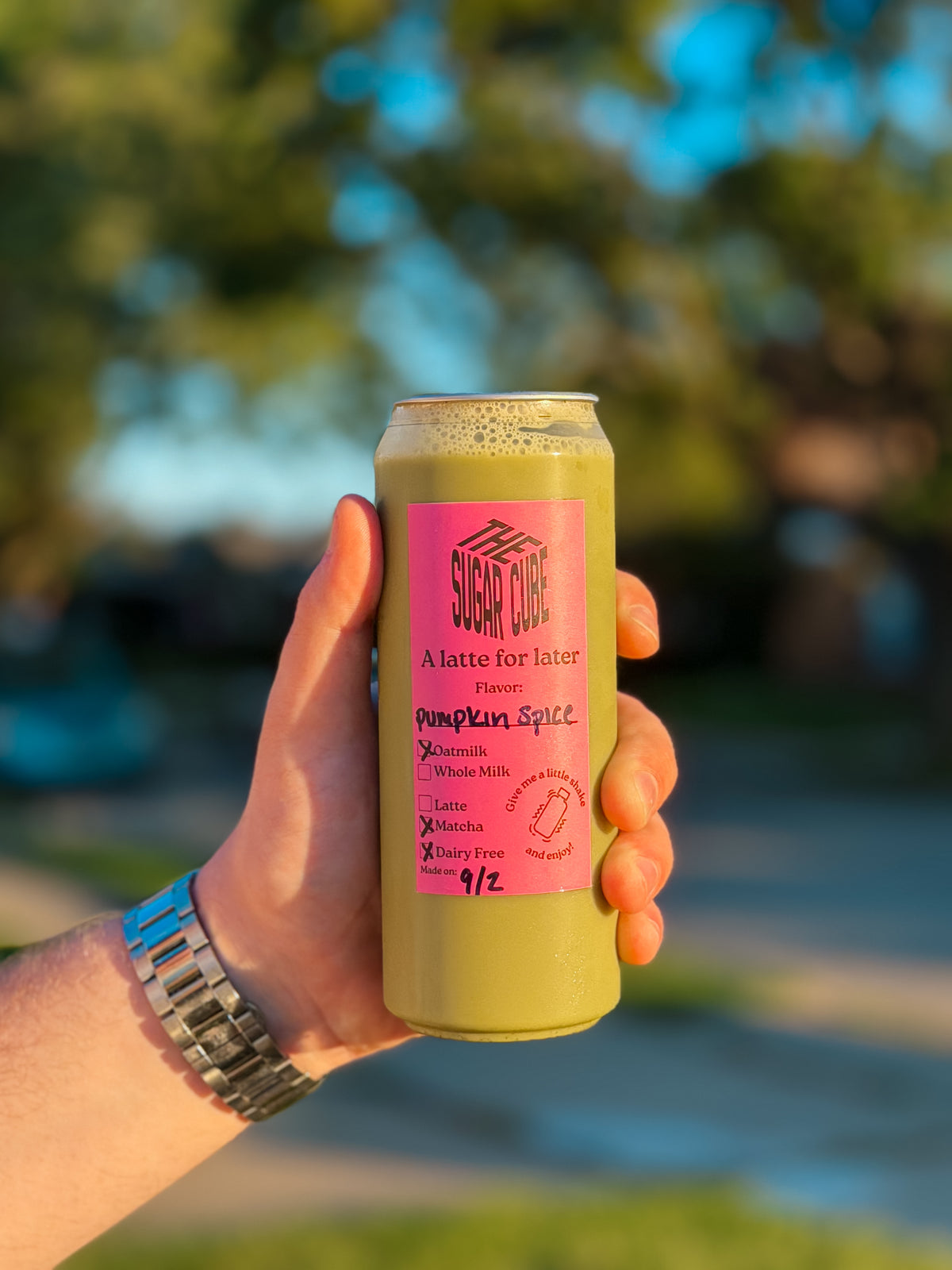 Pumpkin Spice Chilled Matcha