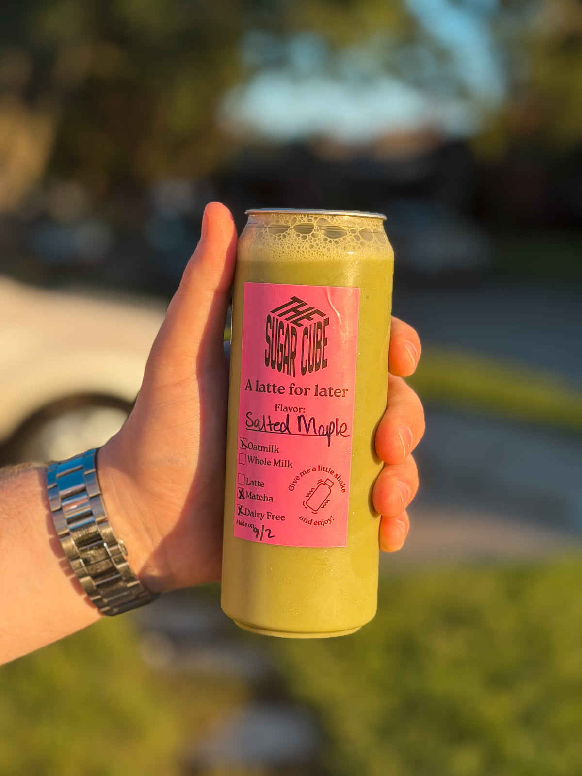 Salted Maple Chilled Matcha