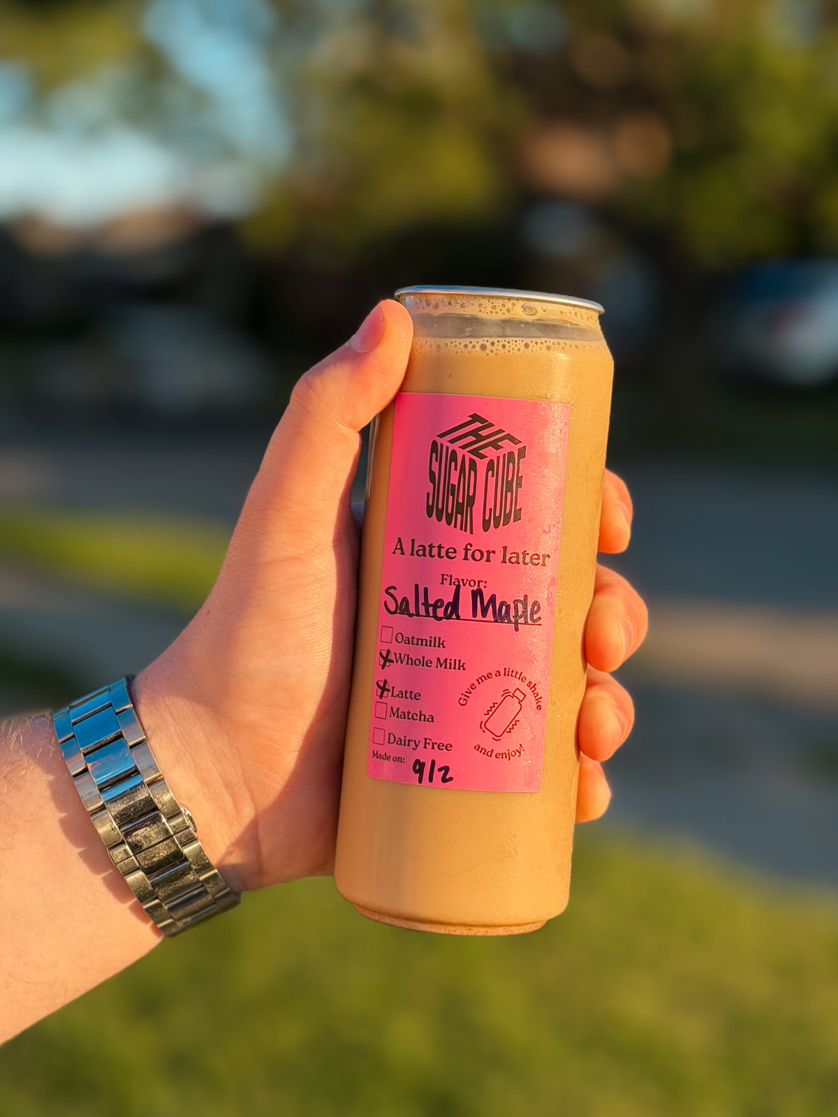 Salted Maple Chilled Latte